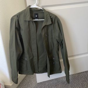 Army, green cargo Shacket jacket